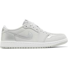 Textile Sneakers Nike Air Jordan 1 Low OG - Neutral Grey/White/Metallic Silver