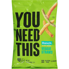 Vegan Snacks Ranch Veggie Straws 156g