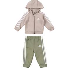 Multifärgade Tracksuits Barnkläder adidas adidas Sport Performance Joggingset 3s Fz Fl Jog Grå