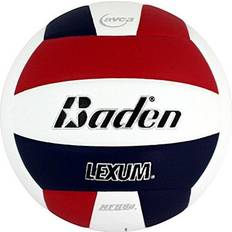 Baden Lexum Microfiber Volleyball Red/White Volleyball Equipment at Academy Sports