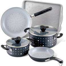 Cookware Sets Farberware Ceramic Nonstick Cookware Set with lid 7 Parts