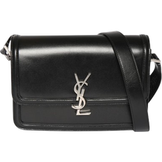 Saint Laurent Solferino Leather Bag - Black