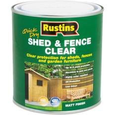 Rustins Quick Dry Shed & Fence Clear Wood Protection 1L