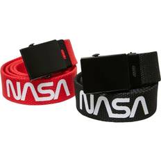 Gürtel Mister Tee Unisex NASA Belt Kids 2-Pack one black/red