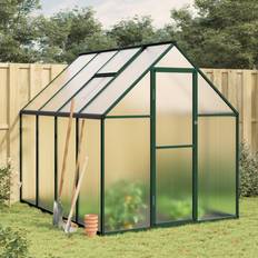 vidaXL Greenhouse with Base Frame Aluminum Polycarbonate