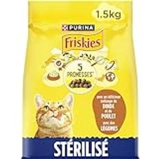 Friskies Husdjur Friskies Purina Sterilised Kalkon Kyckling Grönsaker 3 x 1.5 kg