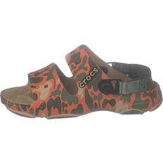 Crocs Sandales Crocs Classic All-Terrain Sandal Camo, Unisex, Naranja/Verde/Marrón