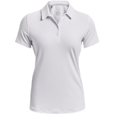 Under Armour Elastano/Lycra/Spandex Polos Under Armour Women's Playoff Polo Shirt - White/Halo Gray