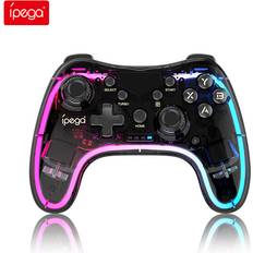 Game Controllers Maxpower Ipega PG-9228 Bluetooth Game Controller RGB Colorful Transparency Gamepad