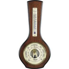 Analogue Thermometers, Hygrometers & Barometers Woodford Veneered Barometer and Thermometer