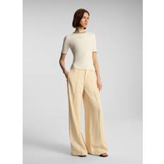 Pleats Blouses A.L.C. Janie Contrast Trim Knit