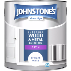 Quick Dry Satin Wood Paint Brilliant White 2.5L