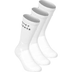 Quiet Please Performance Socks Short Tennissocken 3er Pack Weiß 43-46 weiß