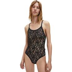 Calvin Klein Shapewear & Under Garments Calvin Klein Womens 000QF6206E CK One Bodysuit Black Nylon