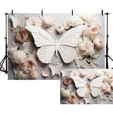Fotobakgrunder Backdrop Professional Store Butterfly Pattern Photo Background