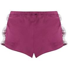 Florals - Purple Knickers Coco de Mer Sakura Open Shortie brief