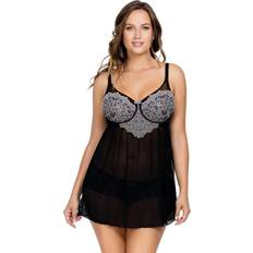 Nylon Negligéer Parfait Lulu Babydoll with G-String