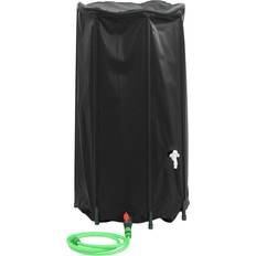 PVC Regnvattentunnor vidaXL Vattentank Med Kran Vikbar 250 L PVC