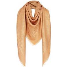 Natural Scarfs Fendi Ff Silk Shawl