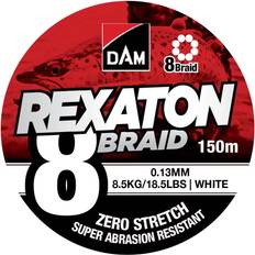 DAM Fiskeliner DAM Fletline 8 Braid 150 0,13 mm hvid