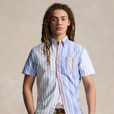 Tops Polo Ralph Lauren Classic Fit Mixed Stripe Oxford Short Sleeve Button-down Shirt