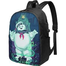 Bags Heqqred Sold by: Ode Candles, Stay Puft Ghostbusters Laptop Backpack Daypack School Student Bookbag Satchel Rucksack Shoulders Travel Bag With USB Headphone Charging Port