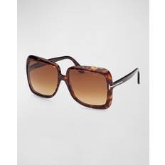 Tom Ford Dam - Polariserande Solglasögon Tom Ford FT 1156 52F, SQUARE FEMALE