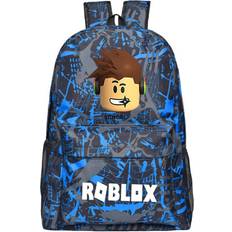 Inner Pocket - Unisex School Bags STOYOTU Thunder Unisex ROBLOX Game School Bag Backpack Student Casual Backpack Print Bags Black