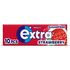 Extra Extra Strawberry Sugarfree Chewing Gum 10 Pieces