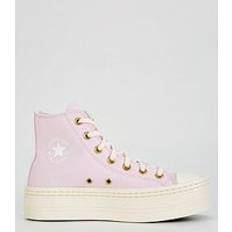 Converse Womens Modern Lift Crafted Color High Tops Trainers Lilac, Light Purple, 8, Women