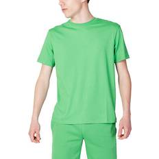 Polo T-shirts Suns men's plain round neck cotton t-shirt in green