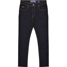 Lambretta Jeans Lambretta 40L, Black Mens Stafford Slim Fit Skinny Denim Trousers Jeans
