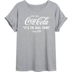 Clothing Hybrid Apparel Sold by: Coca-Cola It The Real Thing Juniors Ideal Flowy Muscle T-Shirt