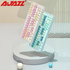 Keyboards Ajazz K840T wireless mechanical round keys three