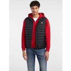 Guess Vests Guess Nylon Puffer Vest Black