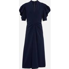 Klänning Matte Viscose Crepe - Navy