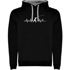 Tops Kruskis Diving Heartbeat Two-colour Hoodie Schwarz Mann