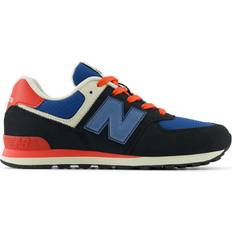 New Balance Textile Trainers New Balance Big Kid's 574 - Phantom with Blast Red