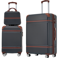 Suitcase Sets Bed Bath & Beyond Luggage Sets, Hardshell 20"+24"/20"+28" Luggages Case Spinner