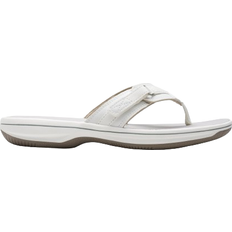 Slip-on - Weiß Flip-Flops Clarks Brinkley Sea - White