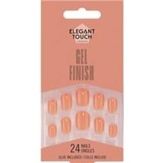 False Nails Elegant Touch False Nails Gel Finish Apricot Crush