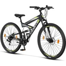 Unisexe VTT Licorne Bike Strong 2D Mountain - Black/Lime Unisexe