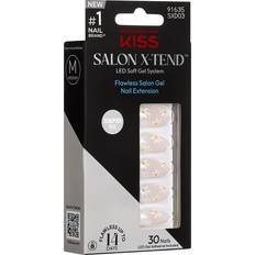 False Nails & Nail Decorations Kiss Salon X-tend Decorated Gel Nails