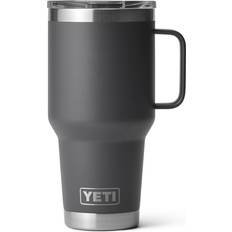 Gray Travel Mugs Yeti Rambler with Stronghold Lid Charcoal Travel Mug 30fl oz