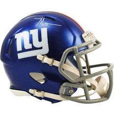 Fanatics Authentic Malik Nabers New York Giants Autographed 2024 NFL Draft First Round Pick Riddell Speed Mini Helmet