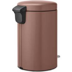 Müllentsorgung Brabantia New Icon Treteimer 12 Liter Satin Taupe 12L