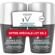 Vichy Days, Homme Invisible Resist 72H Deodorant Dermo-Detranspirant Roll-On Set 2x50ml