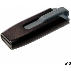 Verbatim Pendrive V3 Store 'n' Go Black 128 GB 10 Units