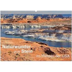 Calvendo Natural Wonders Made of Stone In The Western USA Wall Calendar 2025 A2