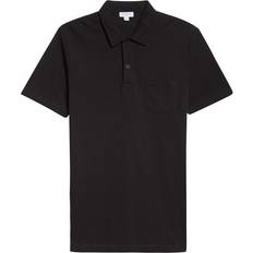 Sunspel Riviera Polo Shirt - Black